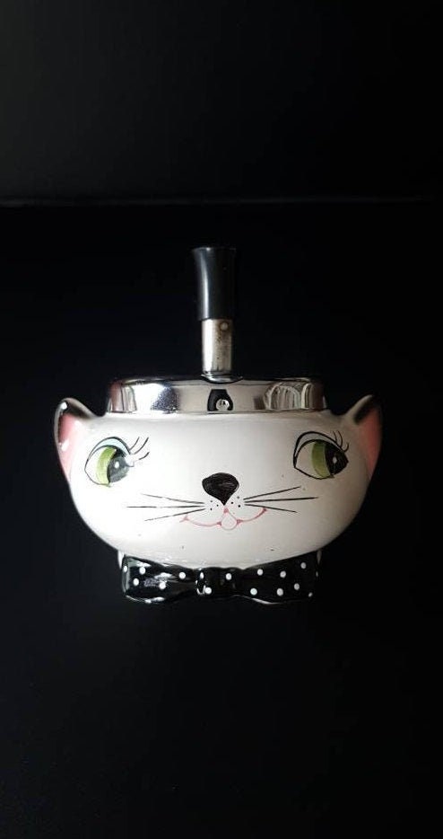 Holt Howard Cozy Kittens Ashtray With Squeaker/ Anthropomorphic Cat/ Holt Howard Collectible