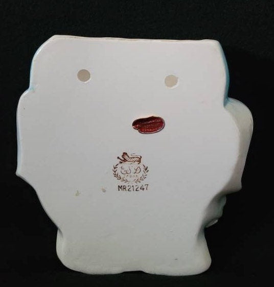 HTF Lefton Puppy Pal Wall Pocket / Puppy Pal ESD Lefton Collectable/ Vintage Lefton Puppy Pal