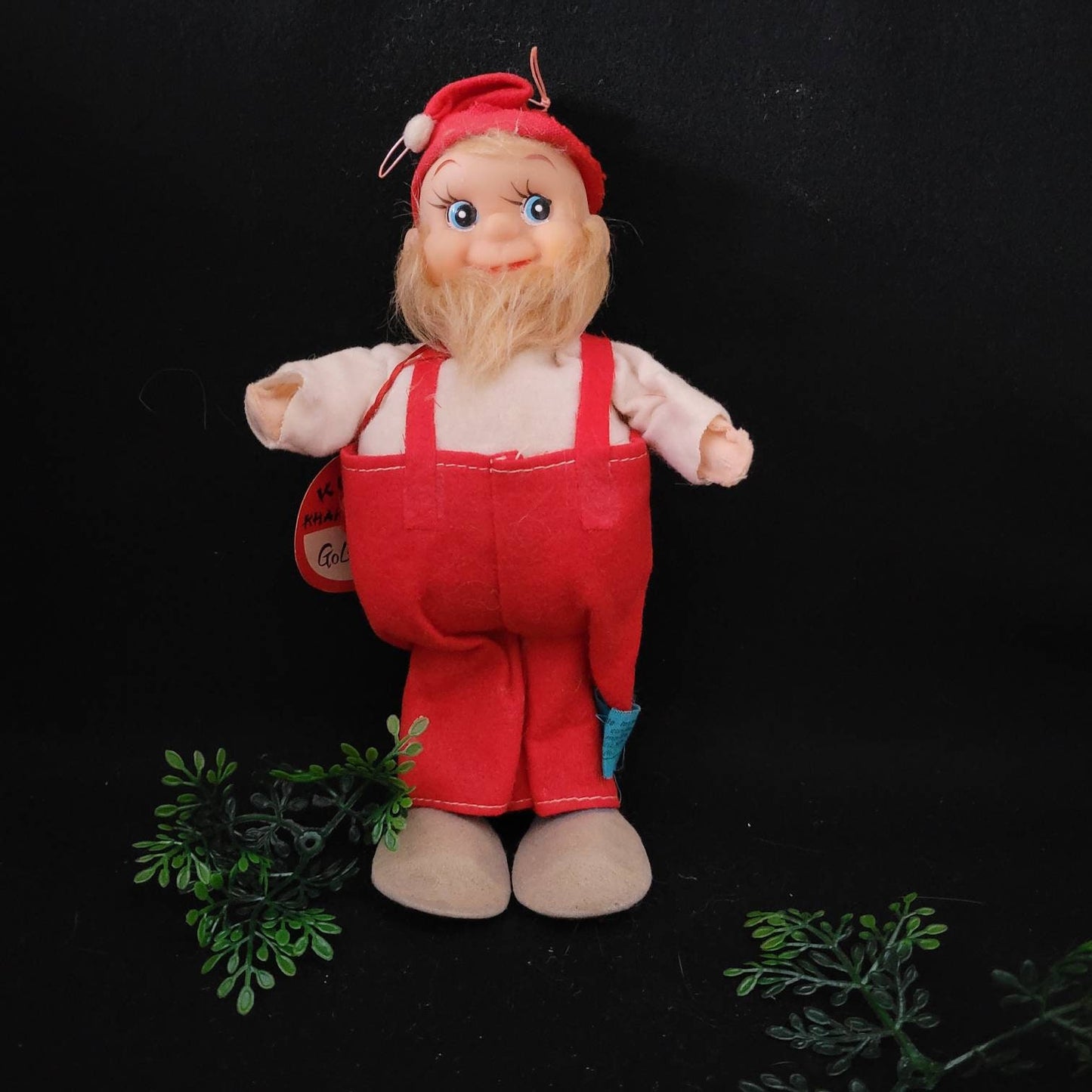 1960 Kutie Karakters Goldco Doll/ Vintage Pixie Hillbilly/ Kitschy Christmas Elf