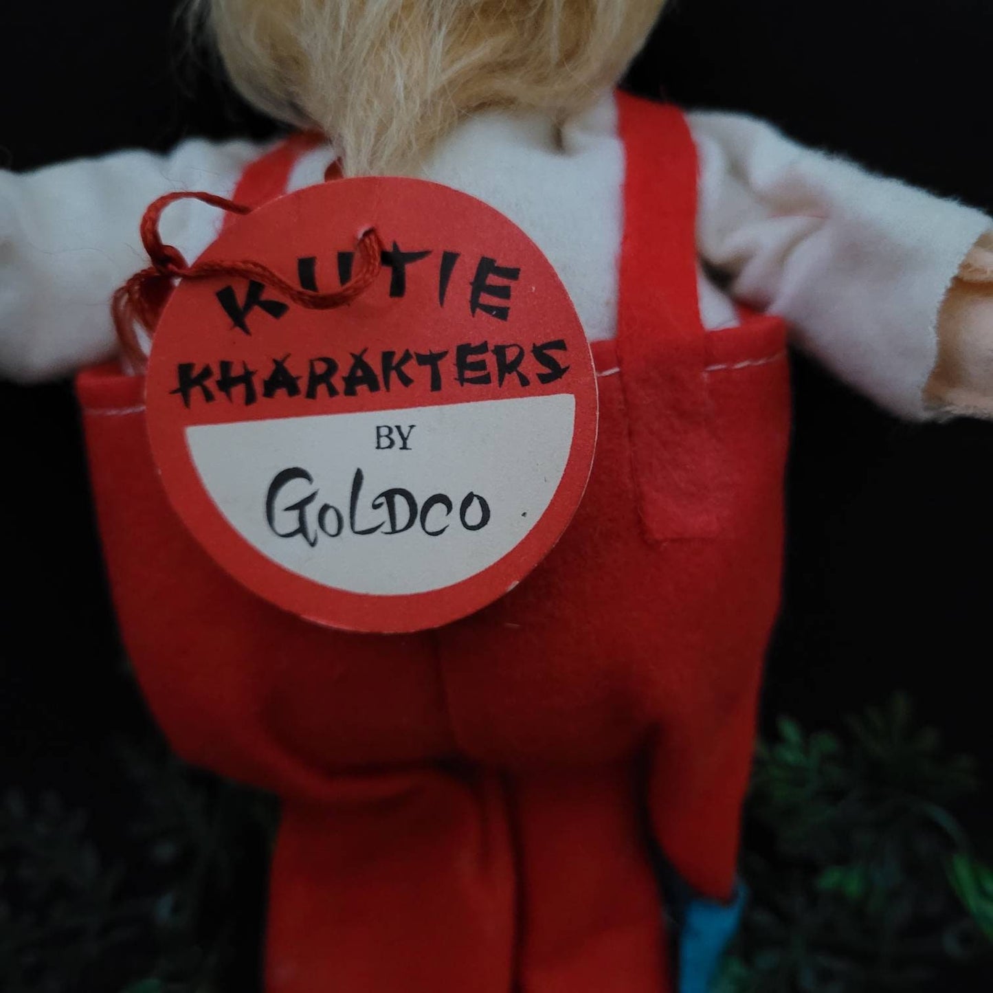 1960 Kutie Karakters Goldco Doll/ Vintage Pixie Hillbilly/ Kitschy Christmas Elf