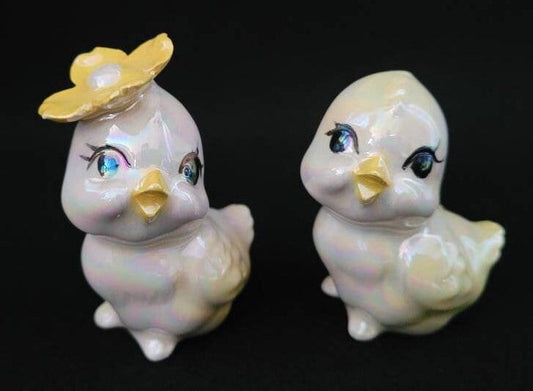 Vintage Baby Chick Figure/ Baby Chicks Easter Collectible/ Spring Chick Knick Knack Decor