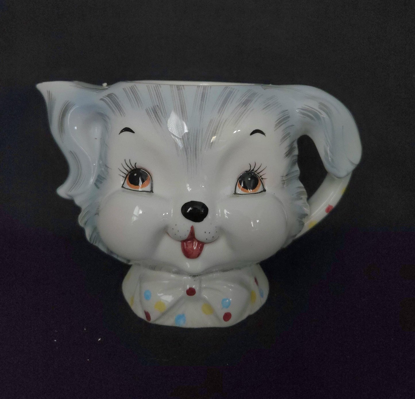 Lefton Puppy Pal Teapot Base/ Puppy Pal Lefton Character/ HTF Puppy Pal Collectible