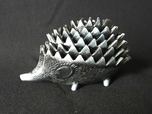 Vintage Walter Bosse Style Hedgehog Nesting Ashtrays/ Sculptural Stacking Hedgehogs/ Atomic Style Home Decor