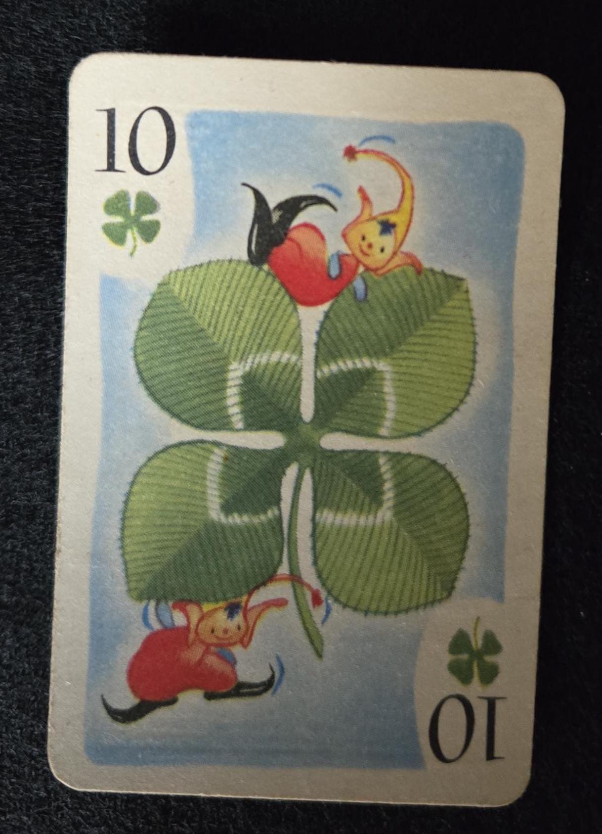 1950 Whitman Pixie Heats Playing Card Game / Vintage Anthropomorphic Illustrated Children's Graphics/ 1950 Die Cut Ephemera